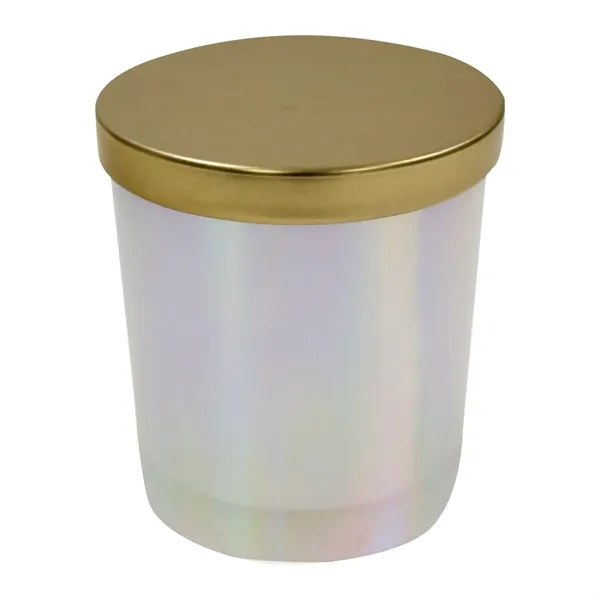 Iridescent Metallic Gold color option for Atlas Candle