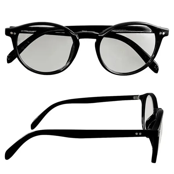 Black color option for Round Blue Light Blocking Glasses