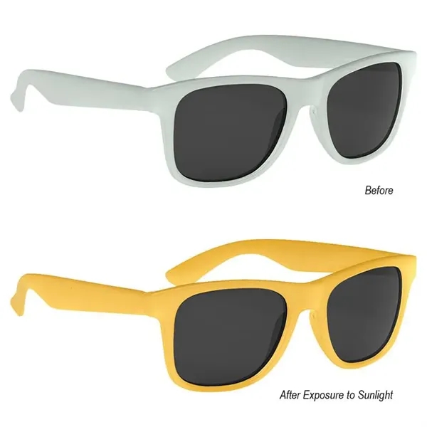 Frost Yellow color option for Color Changing Malibu Sunglasses