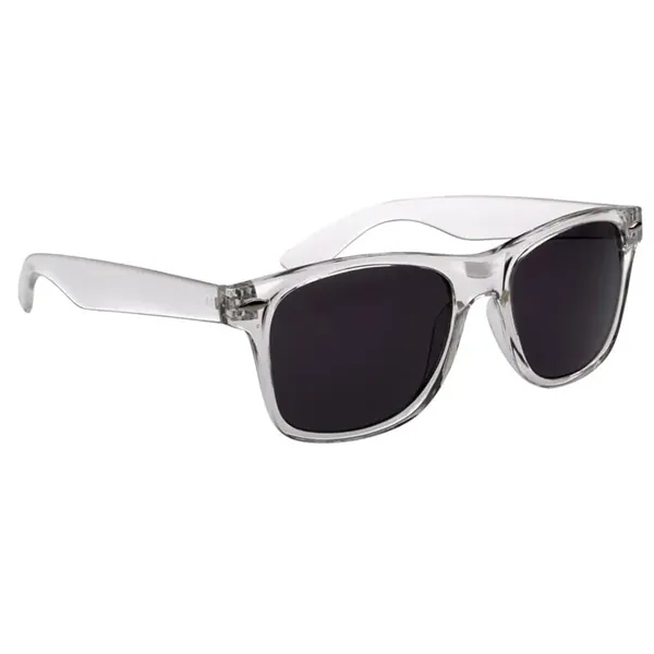 Translucent Clear color option for Malibu Sunglasses