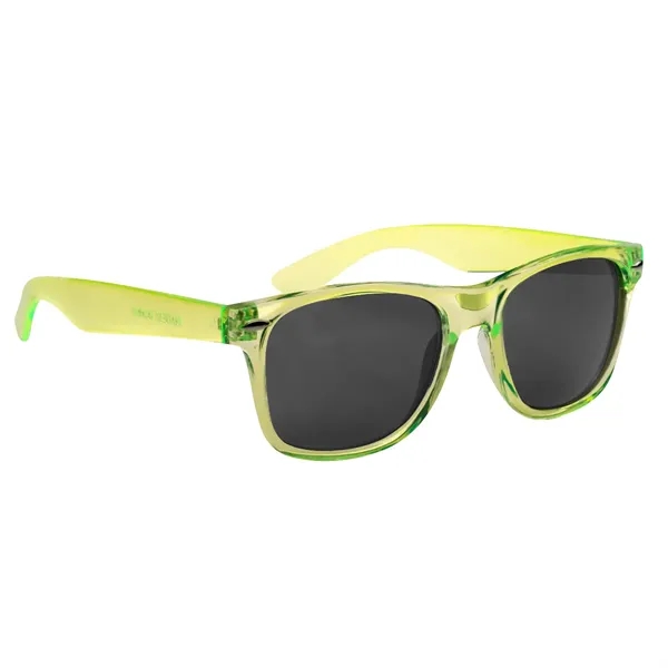 Translucent Lime color option for Malibu Sunglasses