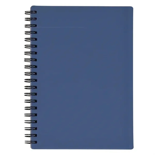 Blue color option for 5" X 7" Rubbery Spiral Notebook