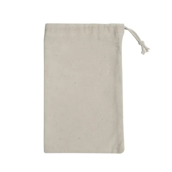 Natural color option for Cotton Carrying Pouch