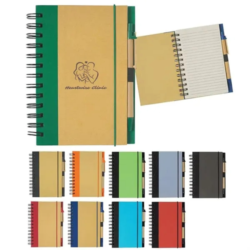 Main photo of Eco Inspired 5" X 7" Spiral Notebook & Pen
