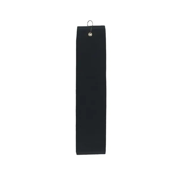 Black color option for Folded Golf Towel