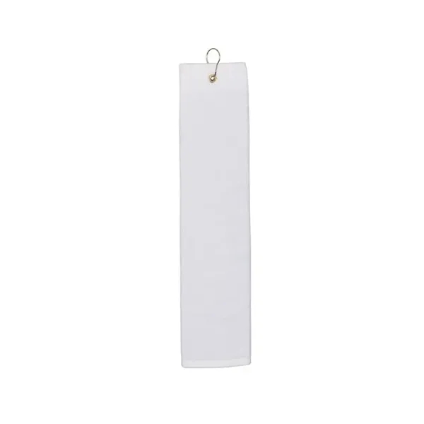 White color option for Folded Golf Towel