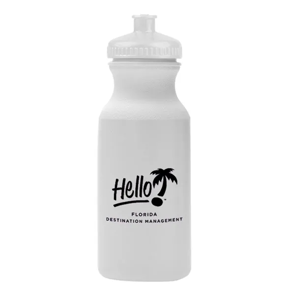 White Bottle color option for 20 Oz. Water Bottle
