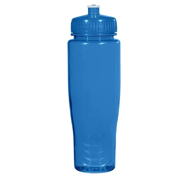 Translucent Blue color option for Poly Clean 28 Oz. Plastic Bottle