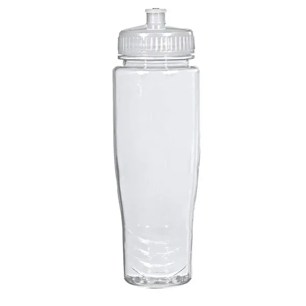 Translucent Clear color option for Poly Clean 28 Oz. Plastic Bottle