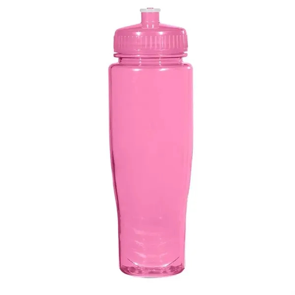 Translucent Pink color option for Poly Clean 28 Oz. Plastic Bottle