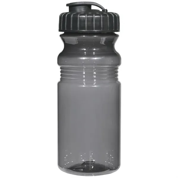 Translucent Charcoal color option for Poly Clear 20 Oz. Fitness Bottle With Super Sipper Lid