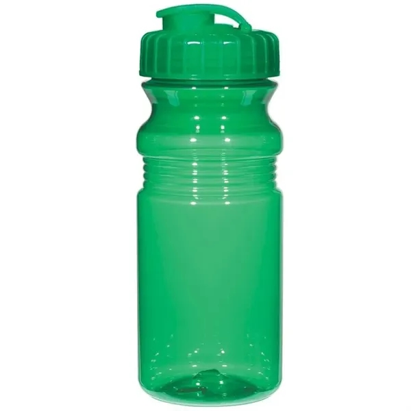 Translucent Green color option for Poly Clear 20 Oz. Fitness Bottle With Super Sipper Lid