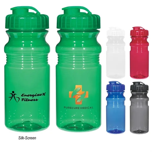 Main photo of Poly Clear 20 Oz. Fitness Bottle With Super Sipper Lid