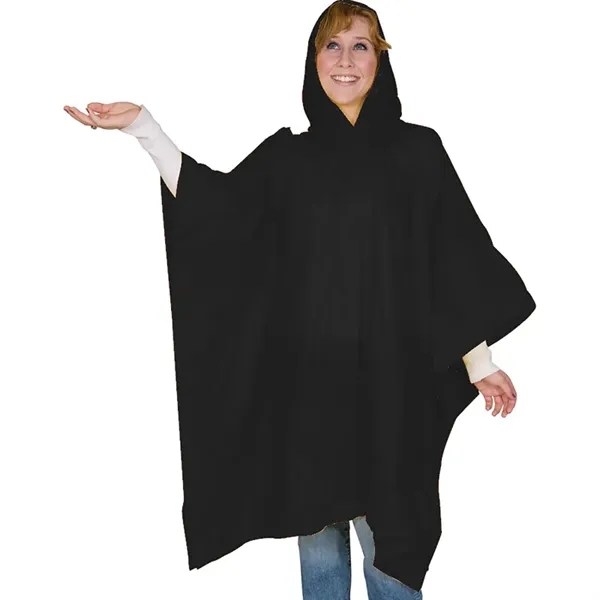 Black color option for 8 Mm Lightweight Budget Boosters Adult Rain Poncho