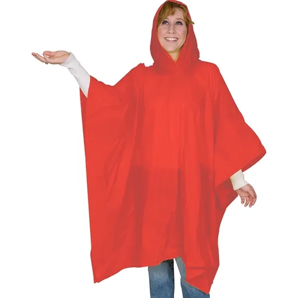 Red color option for 8 Mm Lightweight Budget Boosters Adult Rain Poncho
