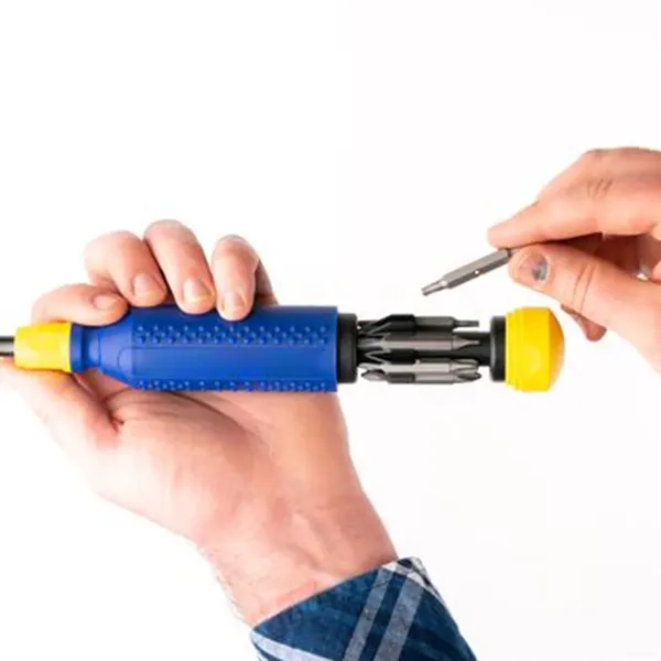 Blue/Yellow color option for Mega Pro 15 In 1 Multi Bit Screwdriver