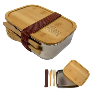 Photo of Sophisticate Stainless & Bamboo Bento Box