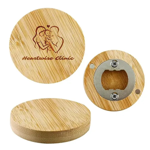 Photo of Bamboo Bottle Opener Magnet