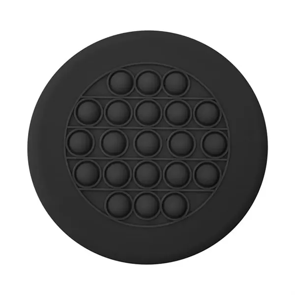 Black color option for Push Pop Stress Reliever Flying Disc