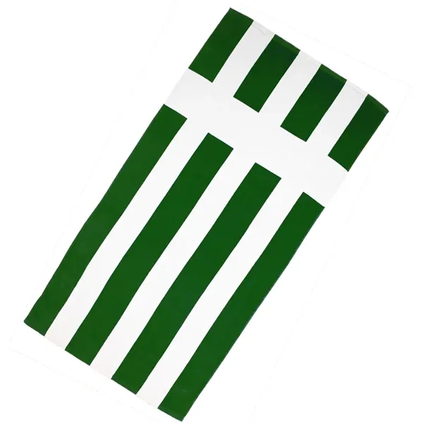 Forest/White color option for Cabana Rugby Towel