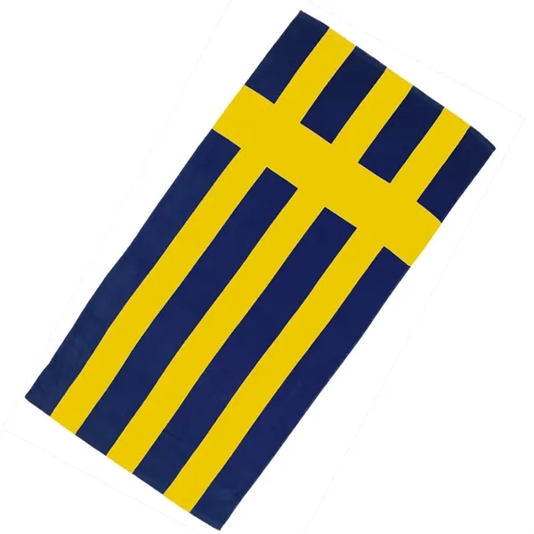 Navy/Gold color option for Cabana Rugby Towel