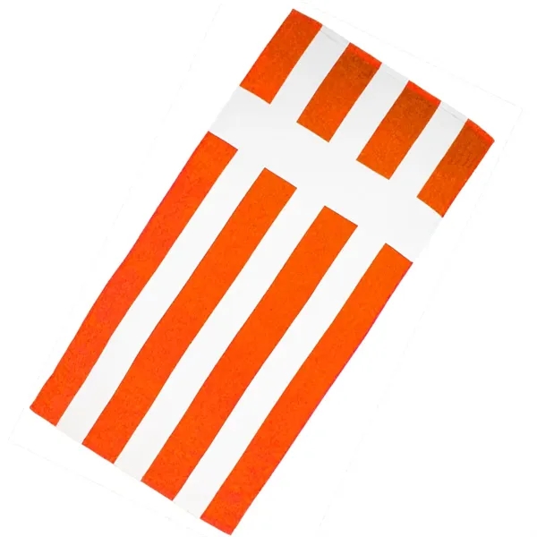 Orange/White color option for Cabana Rugby Towel