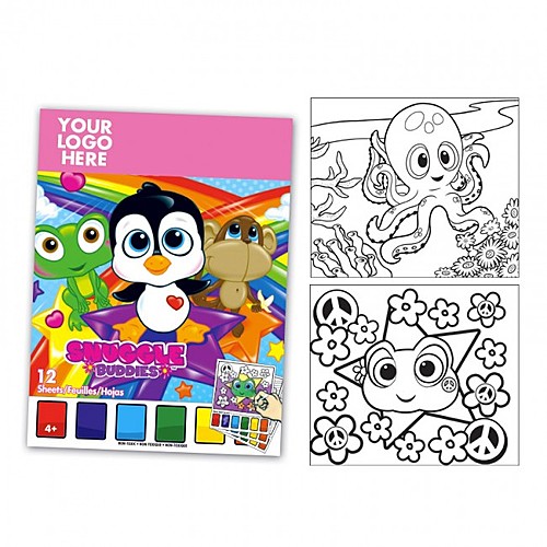 Photo of Snuggle Themed Watercolor Paint Book