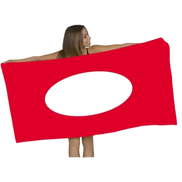 Red/White color option for Rugby Stripe Towel