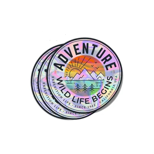 Photo of Custom Holographic Stickers  1x1