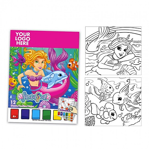 Photo of Underwater Themed Watercolor Paint Book