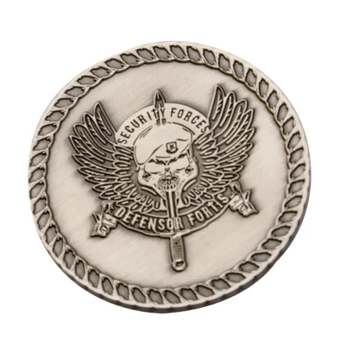 Main photo of 2" Zinc No Color Fill Challenge Coins