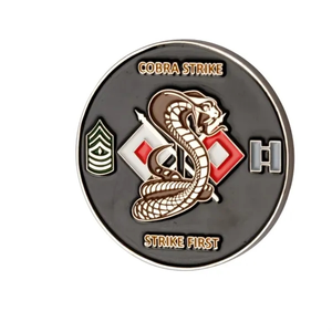 Photo of 1.5" Zinc No Color Fill Challenge Coins
