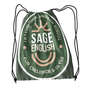 Photo of 12" X 16" Full Color Polyester Drawstring Bag