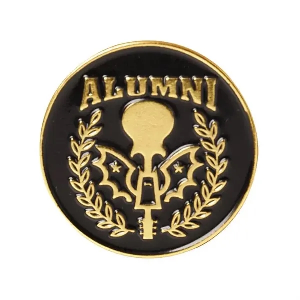 Plate Options Gold color option for Soft Enamel Lapel Pin 3/4"