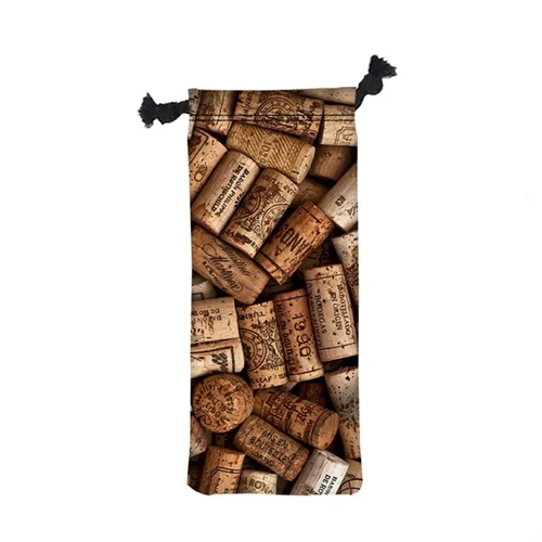 Main photo of Wine Bag Full Color Drawstring