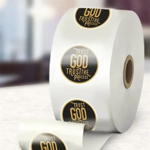 Photo of Custom Shape Roll Labels