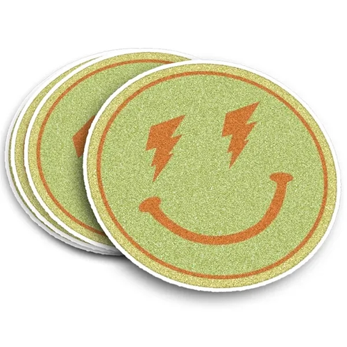 Photo of Custom Die   Cut Glitter Stickers 5x5