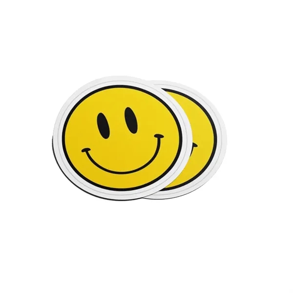 Clear color option for Custom Kiss   Cut Sticker Clear 1x1