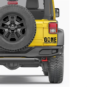 Photo of Custom Clear Bumper Stickers 2x2