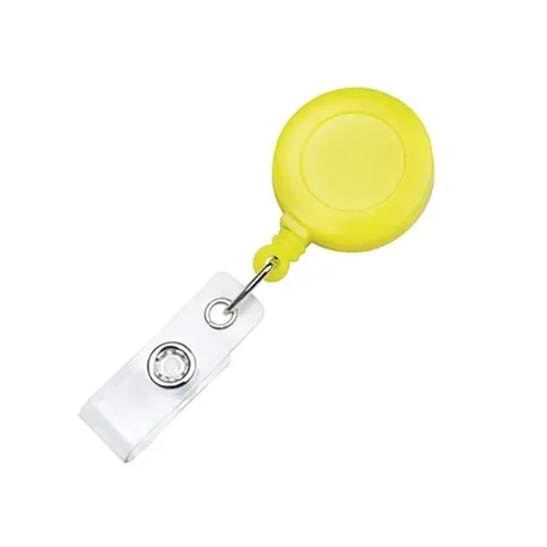 Photo of Neon Opaque Plastic Badge Reel