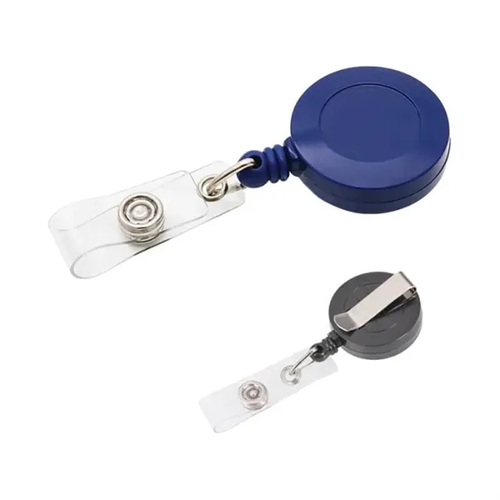 Photo of Round Plastic Clip On Badge Reel