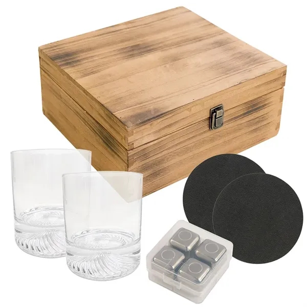 Clear color option for Whiskey Gift Set