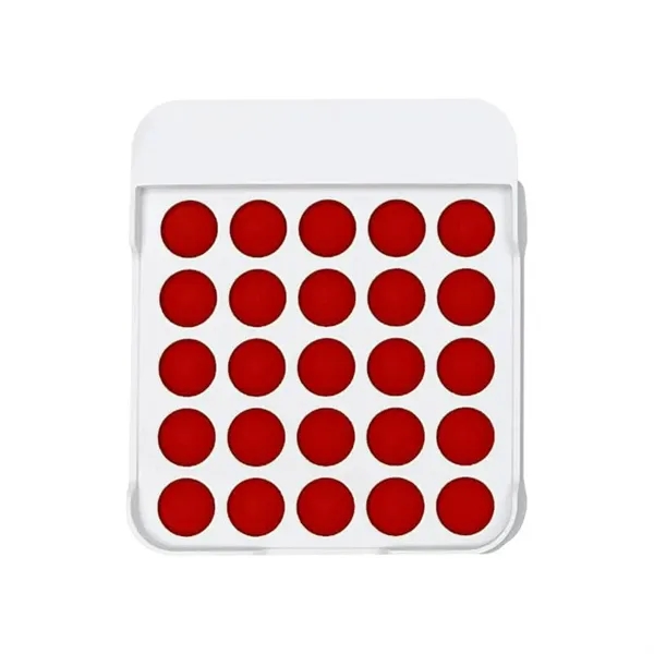 Red color option for Push Pop Square Fidget Game