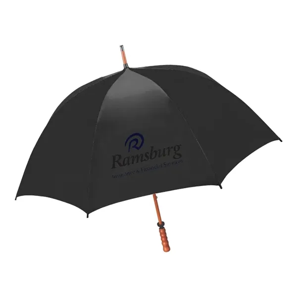 Black color option for 62" The Eagle Wood Shaft Golf Umbrella