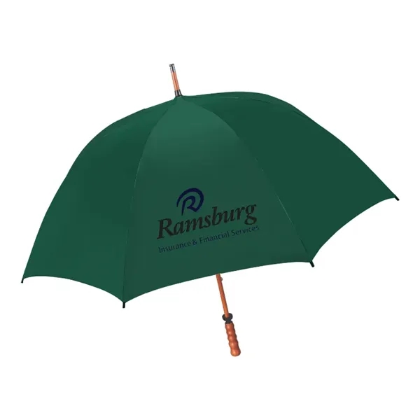 Forest color option for 62" The Eagle Wood Shaft Golf Umbrella