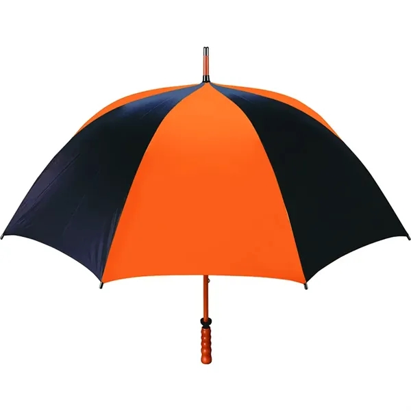 Orange/Black color option for 62" The Eagle Wood Shaft Golf Umbrella