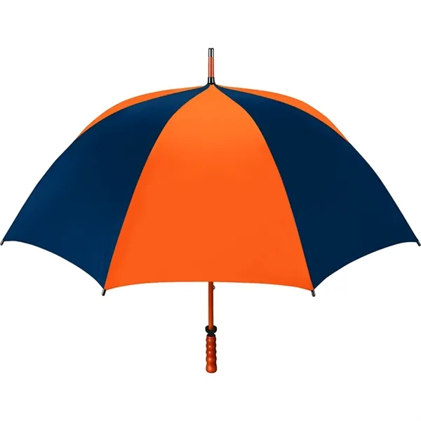 Orange/Navy color option for 62" The Eagle Wood Shaft Golf Umbrella