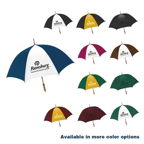 Main photo of 62" The Eagle Wood Shaft Golf Umbrella