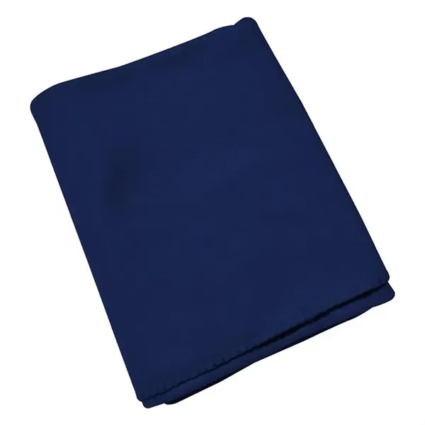Navy color option for Rpet Fleece Stadium Blanket
