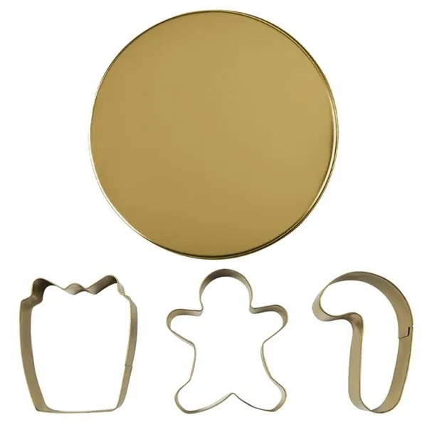 Gold color option for Holiday Cookie Cutter Set